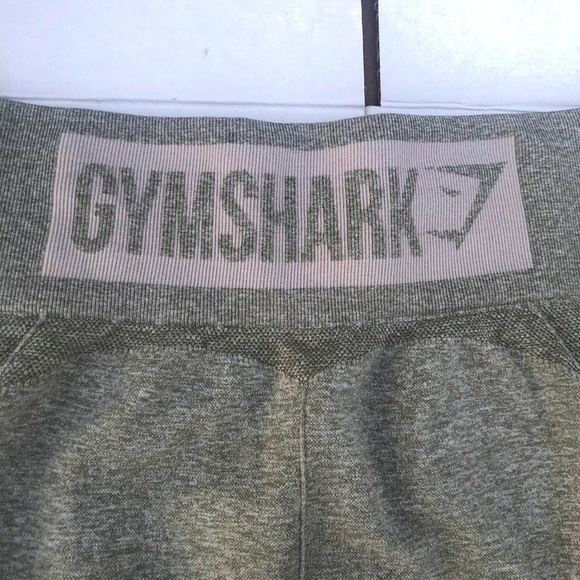 Gymshark Khaki Flex High Waisted Leggings Medium - Picture 7 of 8